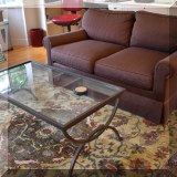 F34. Kravet furniture loveseat. 32&rdquo;h x 56&rdquo;w x 33&rdquo;d 